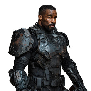 Steampunk Warrior V9 Vinyl Car Decal Sticker – Waterproof & UV-Resistant 8"