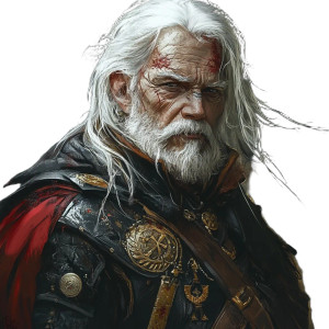 Fantasy Warrior Elder Vinyl Car Decal Sticker – Waterproof & UV-Resistant 8"