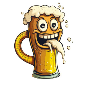Retro Beer Drinker Vinyl Car Decal Sticker – Waterproof & UV-Resistant 8" Retro Beer Drinker Vinyl Car Decal Sticker – Waterproof & UV-Resistant 8"