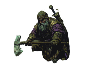 Dwarf Priest Ambush Vinyl Car Decal Sticker – Waterproof & UV-Resistant 8"