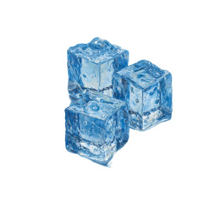 Glistening Ice Cubes Vinyl Car Decal Sticker – Waterproof & UV-Resistant 8"