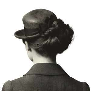 Vintage Hat Bun Vinyl Car Decal Sticker – Waterproof & UV-Resistant 8"