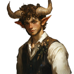 Dapper Young Satyr Vinyl Car Decal Sticker – Waterproof & UV-Resistant 8"