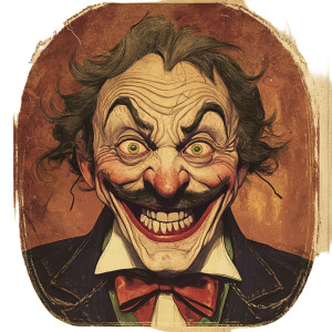 Allegorical Practical Joker Vinyl Car Decal Sticker – Waterproof & UV-Resistant 8"