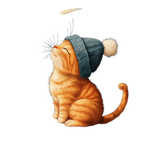 Cat On Moon V16 Vinyl Car Decal Sticker – Waterproof & UV-Resistant 8"