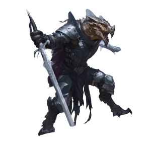 Dragonborn Knight V6 Vinyl Car Decal Sticker – Waterproof & UV-Resistant 8"