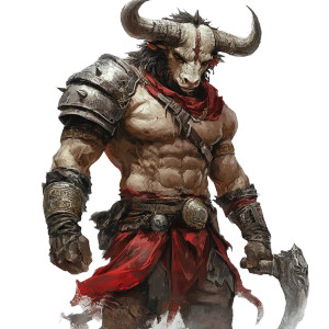 Minotaur Legionnaire Vinyl Car Decal Sticker – Waterproof & UV-Resistant 8"