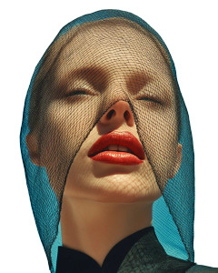 Elegant Refracted Woman Vinyl Car Decal Sticker – Waterproof & UV-Resistant 8"