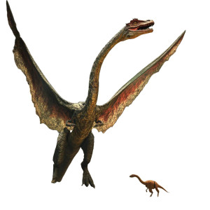 Dinosaur-Bird Hybrid Vinyl Car Decal Sticker – Waterproof & UV-Resistant 8"