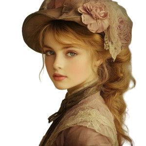 Victorian Girl Vinyl Car Decal Sticker – Waterproof & UV-Resistant 8" Victorian Girl Vinyl Car Decal Sticker – Waterproof & UV-Resistant 8"