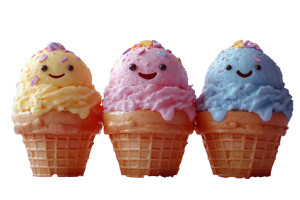 Ice Cream Characters Vinyl Car Decal Sticker – Waterproof & UV-Resistant 8" Ice Cream Characters Vinyl Car Decal Sticker – Waterproof & UV-Resistant 8"