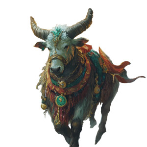 Elemental Ox Spirit Vinyl Car Decal Sticker – Waterproof & UV-Resistant 8"