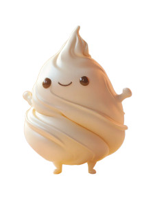 Yogurt Cartoon Character Vinyl Car Decal Sticker – Waterproof & UV-Resistant 8"