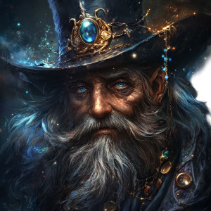 Wizard Archivist Scribe Vinyl Car Decal Sticker – Waterproof & UV-Resistant 8"