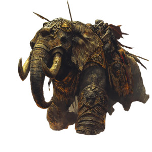 Loxodon Warhammer Vinyl Car Decal Sticker – Waterproof & UV-Resistant 8"