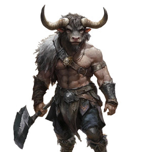 Minotaur Warrior V20 Vinyl Car Decal Sticker – Waterproof & UV-Resistant 8"