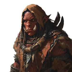 Desert Orc Shaman Vinyl Car Decal Sticker – Waterproof & UV-Resistant 8" Desert Orc Shaman Vinyl Car Decal Sticker – Waterproof & UV-Resistant 8"