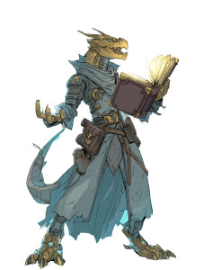 Arcana Cleric Dragonborn Vinyl Car Decal Sticker – Waterproof & UV-Resistant 8"