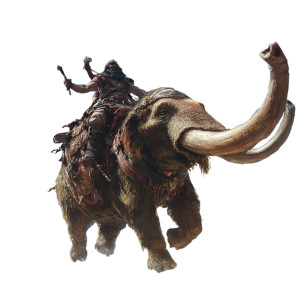 Mammoth Rider Battle Vinyl Car Decal Sticker – Waterproof & UV-Resistant 8"