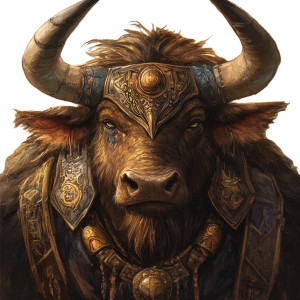 Tauren V2 Vinyl Car Decal Sticker – Waterproof & UV-Resistant 8"