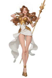 Golden Armor Goddess Vinyl Car Decal Sticker – Waterproof & UV-Resistant 8" Golden Armor Goddess Vinyl Car Decal Sticker – Waterproof & UV-Resistant 8"