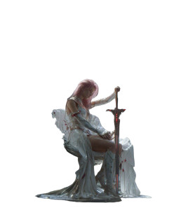 Pink-Haired Swordswoman Vinyl Car Decal Sticker – Waterproof & UV-Resistant 8" Pink-Haired Swordswoman Vinyl Car Decal Sticker – Waterproof & UV-Resistant 8"