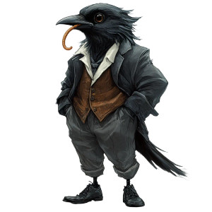 Anime Kenku Gentleman Vinyl Car Decal Sticker – Waterproof & UV-Resistant 8" Anime Kenku Gentleman Vinyl Car Decal Sticker – Waterproof & UV-Resistant 8"