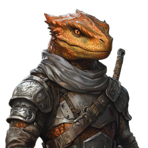 Copper Dragonborn Mercenary Vinyl Car Decal Sticker – Waterproof & UV-Resistant 8"