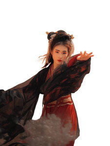 Ancient Chinese Goddess Vinyl Car Decal Sticker – Waterproof & UV-Resistant 8"