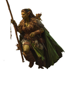 Orc Ranger Protector Vinyl Car Decal Sticker – Waterproof & UV-Resistant 8"