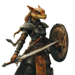 Kobold Paladin V2 Vinyl Car Decal Sticker – Waterproof & UV-Resistant 8"