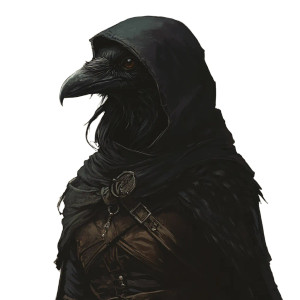 Crow Artificer Rogue Vinyl Car Decal Sticker – Waterproof & UV-Resistant 8"