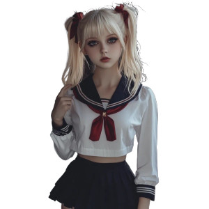 School Girl Costume Vinyl Car Decal Sticker – Waterproof & UV-Resistant 8"
