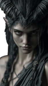 Lilith Portrait V2 Vinyl Car Decal Sticker – Waterproof & UV-Resistant 8"