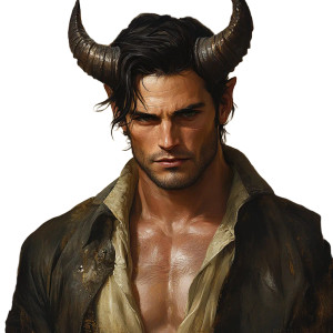 Horned Fantasy Charmer Vinyl Car Decal Sticker – Waterproof & UV-Resistant 8"