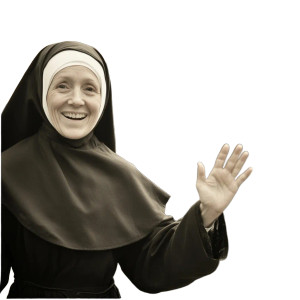 Smiling Nuns Waving Vinyl Car Decal Sticker – Waterproof & UV-Resistant 8" Smiling Nuns Waving Vinyl Car Decal Sticker – Waterproof & UV-Resistant 8"