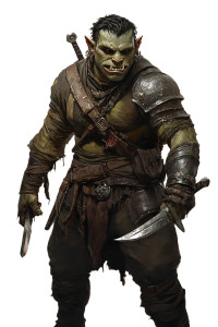 Half-Orc Rogue V3 Vinyl Car Decal Sticker – Waterproof & UV-Resistant 8"