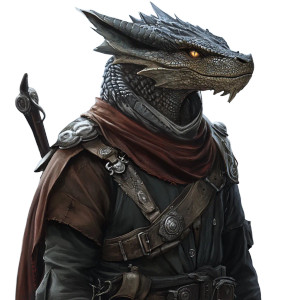 Dragon-Descended Bandit Vinyl Car Decal Sticker – Waterproof & UV-Resistant 8"