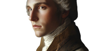 Young George Washington V5 Vinyl Car Decal Sticker – Waterproof & UV-Resistant 8"