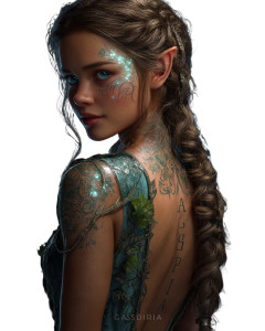 Elven Beauty Gaspira Vinyl Car Decal Sticker – Waterproof & UV-Resistant 8" Elven Beauty Gaspira Vinyl Car Decal Sticker – Waterproof & UV-Resistant 8"