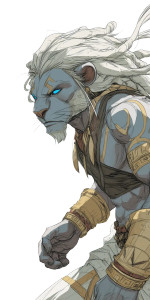 Ajani Determined Pose V2 Vinyl Car Decal Sticker – Waterproof & UV-Resistant 8"