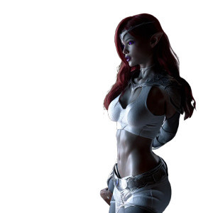 D&D Drow Warrior V2 Vinyl Car Decal Sticker – Waterproof & UV-Resistant 8"