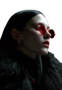 Female Vampire Portrait V2 Vinyl Car Decal Sticker – Waterproof & UV-Resistant 8"