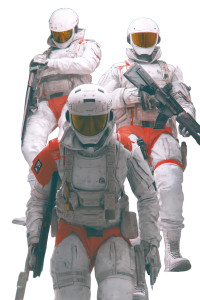 Wasteland Cyberpunk Guards Vinyl Car Decal Sticker – Waterproof & UV-Resistant 8"