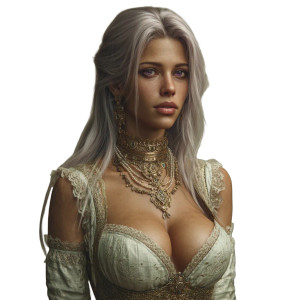 Fantasy Princess V3 Vinyl Car Decal Sticker – Waterproof & UV-Resistant 8"