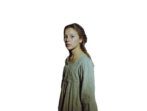 Woman In Dark Forest Vinyl Car Decal Sticker – Waterproof & UV-Resistant 8"