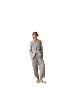 Confident Woman Cliffside Vinyl Car Decal Sticker – Waterproof & UV-Resistant 8"