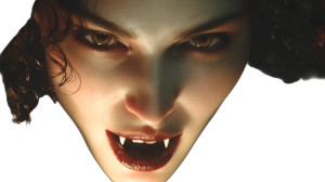 Mysterious Vampire Woman Vinyl Car Decal Sticker – Waterproof & UV-Resistant 8"