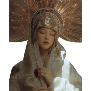 Mary Mother Of God Vinyl Car Decal Sticker – Waterproof & UV-Resistant 8"