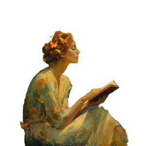 Illuminated Reader Vinyl Car Decal Sticker – Waterproof & UV-Resistant 8"